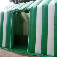 Tall Inflatable Worktent With Side Roll-up Door And Internal Wall