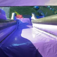 10ft Platform Black And Purple Graffiti Garden Slide