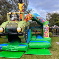 Jungle Safari 3d Bouncy Castle