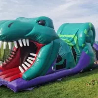 33ft 3d Dino Funrun 3d Dino Bounce And Dino Ballpool