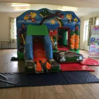 Dinosaur Bouncy Castle With Slide