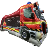 3d Fire Truck Obstacle Course