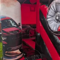 Dodge Ram Disco Bouncy Castle