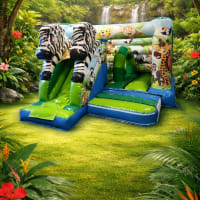 Jungle 3d Bouncy Castle