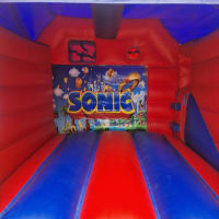 15ft X 15ft Sonic Themed Bouncy Castle