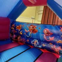 3d Mermaid Bouncy Castle