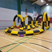 33 Foot Inflatable Race Track And Didi Cars Package