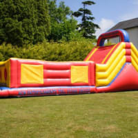 Obstacle Course And Slide