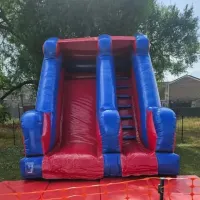 Blue And Red 8ft Platform Slide