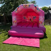 Pink Party Time Bouncy Castle Hire Southend-on-sea