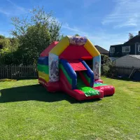 Unicorn Front Slide Disco Castle