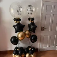 2 Ty Ball Bubble Balloons
