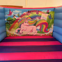 12ft X 12ft Low Height Unicorns Bouncy Castle