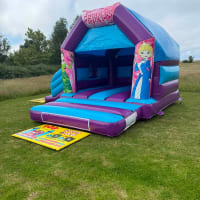 Princess Themed Purple And Blue Bounce And Slide