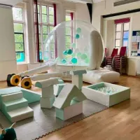 White And Mint Soft Play