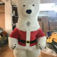 Inflatable Xmas Polar Bear Mascot