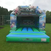 Football Disco Bouncy Castle