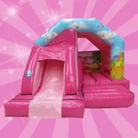 Princess Bouncy Castle With Slide