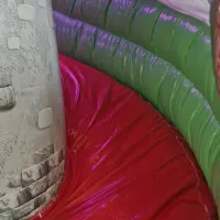 3d Dragons Lair Bouncy Castle With Slide