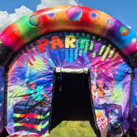 Inflatable Disco Nightclub Dance Floor Setup Rayleigh