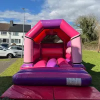 12ft Wide X 15ft Pink And Purple Castle