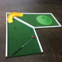 9 Hole Crazy Golf  Mini Golf Set