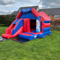 Frozen Combo Bouncy Castle With Slide