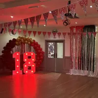 Light Up Number 18 Hire