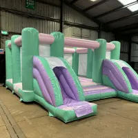 Pastel Double Slide Activity Bouncer