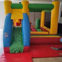 Multicoloured Activity Bouncy Castle