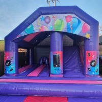 Play N Slide Purple Bouncy Castle - Tik T Theme