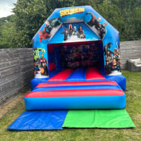Superhero A Frame Bouncy Castle