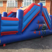 Spiderman Inflatable Slide