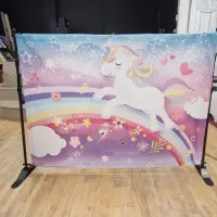 Unicorn Bouncy Castle Party Package
