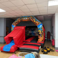 Jcb Themed Bouncy Castle