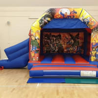 Blue A Frame Slide Castle