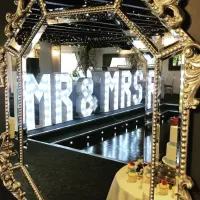 Wedding Mr And Mrs Light Up Letter Hire