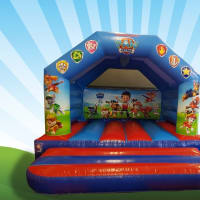 Paw Patrol Playzone And Bouncy Castle