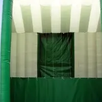 Tall Inflatable Worktent With Side Roll-up Door And Internal Wall