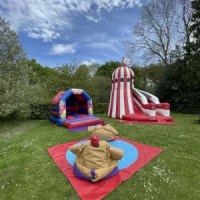 18ft X 19ft Helter Skelter Inflatable Slide