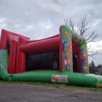 Party Time 40ft Obstacle Course Red And Green
