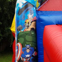 Superheroes Bounce And Slide