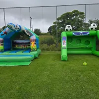 Football Bouncy Castle And Penalty Shootout Package