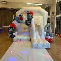 White Bouncy Castle