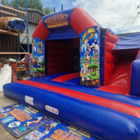 15ft X 15ft Sonic Themed Bouncy Castle