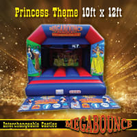 10ft X 12ft Princess Themed Bouncy Castle
