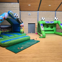 Football Bouncy Castle And Penalty Shootout Package