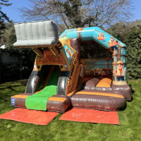 Construction 3d Digger Bouncy Castle