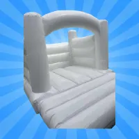 White Bouncy Castle