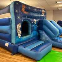 Frozen Box Slide Combi Bouncy Castle